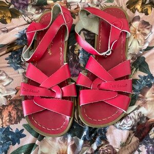 Salt Water Red Sandals